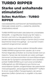 Scitec Nutrition Turbo Ripper 100 Kapsel + Bonus NirooX Nutrition.